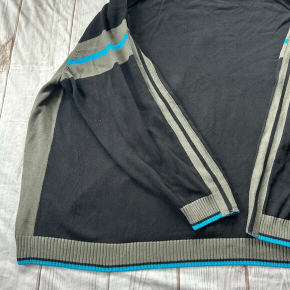 Vintage Liberty Blues full zip knit sweater Y2K retro big and tall grunge 8XL - Picture 9 of 12